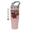 Pink color, 890ml (30oz) stainless Steel Tumbler with Handle