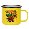 Metallic enamel MATT Yellow cup 360ml