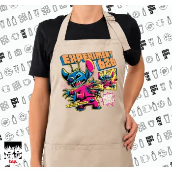 Stitch Experiment 626, Ποδιά μακριά Σεφ ολόσωμη με τσέπες SAND (ΕΝΗΛΙΚΩΝ)