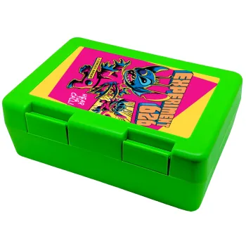 Stitch Experiment 626, Παιδικό δοχείο κολατσιού ΠΡΑΣΙΝΟ 185x128x65mm (BPA free πλαστικό)