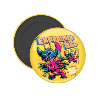 Stitch Experiment 626, Μαγνητάκι ψυγείου στρογγυλό διάστασης 5cm