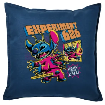 Stitch Experiment 626, Sofa cushion Blue 50x50cm includes filling