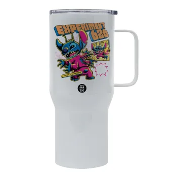 Stitch Experiment 626, Tumbler με καπάκι, διπλού τοιχώματος (θερμό) 750L