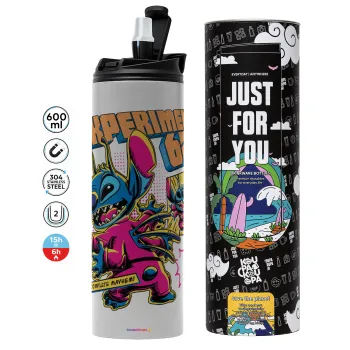 Stitch Experiment 626, Tumbler stainless steel GREY 600ml