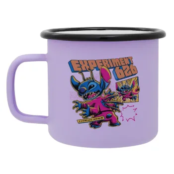 Stitch Experiment 626, Κούπα Μεταλλική εμαγιέ ΜΑΤ Light Pastel Purple 360ml