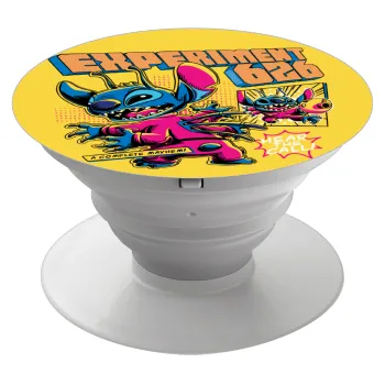 Stitch Experiment 626, Phone Holders Stand  White Hand-held Mobile Phone Holder