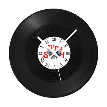 Stitch movie, Ρολόι τοίχου Βινύλιο (30cm)