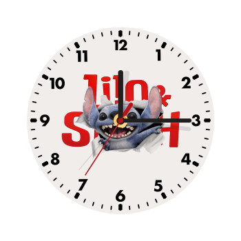 Stitch movie, Ρολόι τοίχου ξύλινο (20cm)