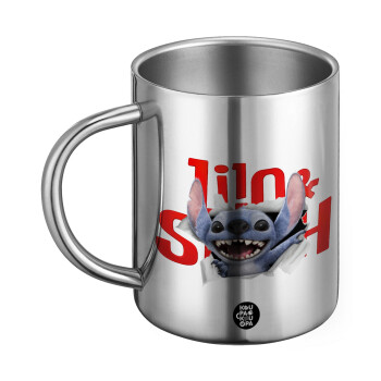 Stitch movie, Ανοξείδωτη Μεταλλική Κούπα 450ml - Διπλού Τοιχώματος
