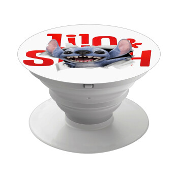 Stitch movie, Phone Holders Stand  White Hand-held Mobile Phone Holder