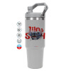 GREY color, 890ml (30oz) stainless Steel Tumbler with Handle