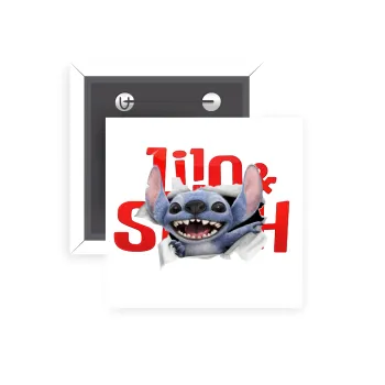 Stitch movie, Κονκάρδα παραμάνα τετράγωνη 5x5cm