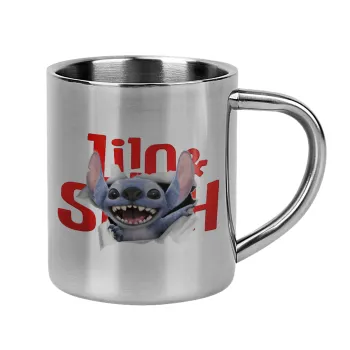 Stitch movie, Mug Stainless steel double wall 300ml