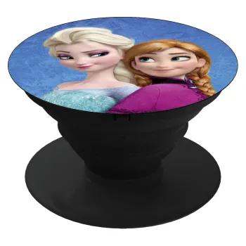 Ψυχρά κι ανάποδα Έλσα και Άννα, Phone Holders Stand  Black Hand-held Mobile Phone Holder