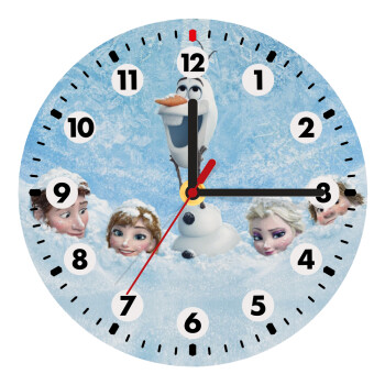 Ψυχρά κι ανάποδα Όλαφ και οι φίλοι του, Wooden wall clock (20cm)