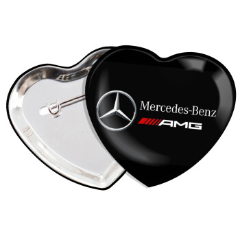 Mercedes AMG, Κονκάρδα παραμάνα καρδιά (57x52mm)