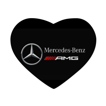 Mercedes AMG, Mousepad heart 23x20cm