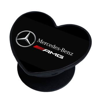 Mercedes AMG, Phone Holders Stand  καρδιά Μαύρο Βάση Στήριξης Κινητού στο Χέρι