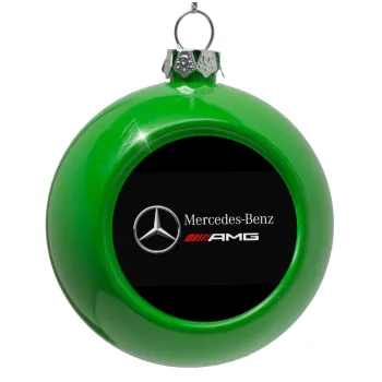 Mercedes AMG, Green Christmas tree ornament bauble 8cm