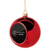 Christmas tree ball Red 8cm