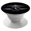 Mercedes car, Pop Socket Λευκό Βάση Στήριξης Κινητού στο Χέρι
