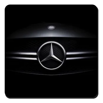 Mercedes car, Τετράγωνο μαγνητάκι ξύλινο 9x9cm
