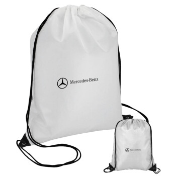 Mercedes small logo, Τσάντα πουγκί με μαύρα κορδόνια (1 τεμάχιο)