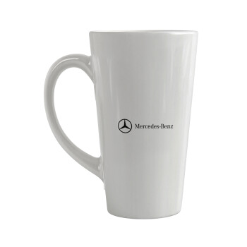 Mercedes small logo, Κούπα κωνική Latte Μεγάλη, κεραμική, 450ml