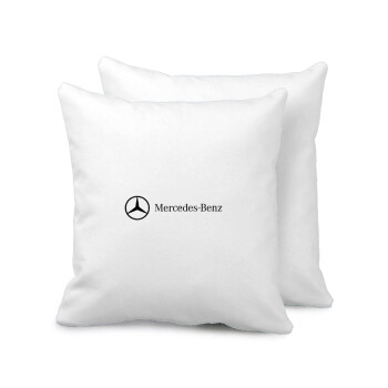 Mercedes small logo, Μαξιλάρι καναπέ 40x40cm περιέχεται το  γέμισμα