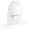 Τσάντα πλάτης πουγκί GYMBAG λευκή (28x40cm)