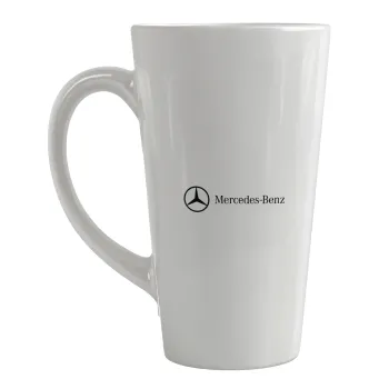Mercedes small logo, Κούπα κωνική Latte Μεγάλη, κεραμική, 450ml