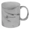 Mug ceramic marble style, 330ml