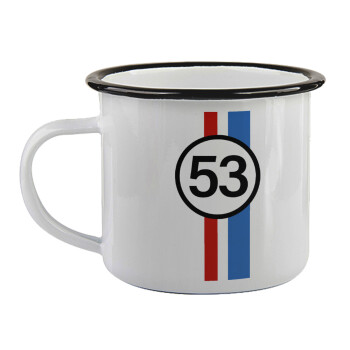 VW Herbie 53, Κούπα εμαγιέ με μαύρο χείλος 360ml