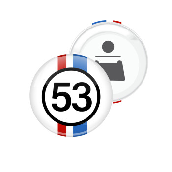 VW Herbie 53, Μαγνητάκι και ανοιχτήρι μπύρας στρογγυλό διάστασης 5,9cm