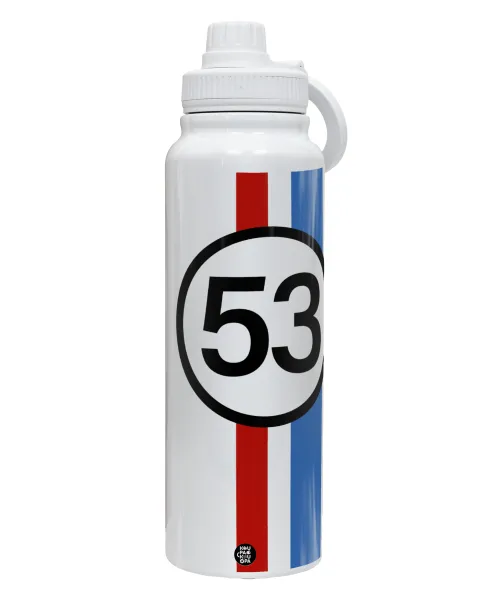 VW Herbie 53 — 1L Stainless Steel Thermal Bottle with Phone Holder & Double Wall Insulation