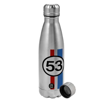 VW Herbie 53, Metallic water bottle, stainless steel, 750ml