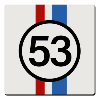 VW Herbie 53, Τετράγωνο μαγνητάκι ξύλινο 6x6cm