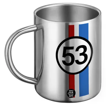 VW Herbie 53, BIG Mug Stainless steel double wall (450ml)