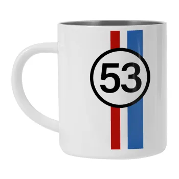 VW Herbie 53, Mug Stainless steel double wall 300ml