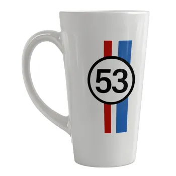 VW Herbie 53, Κούπα κωνική Latte Μεγάλη, κεραμική, 450ml