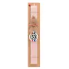 Easter Set, wooden keychain & scented flat Easter candle (30cm) (PINK)