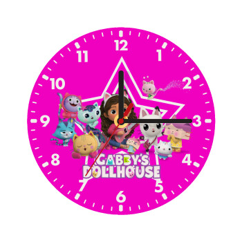Gabby Dollhouse (ΤΟ ΚΟΥΚΛΟΣΠΙΤΟ ΤΗΣ ΓΚΑΜΠΙ), Ρολόι τοίχου ξύλινο (20cm)