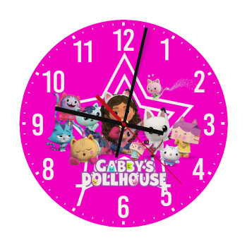 Gabby Dollhouse, Ρολόι τοίχου ξύλινο (30cm)