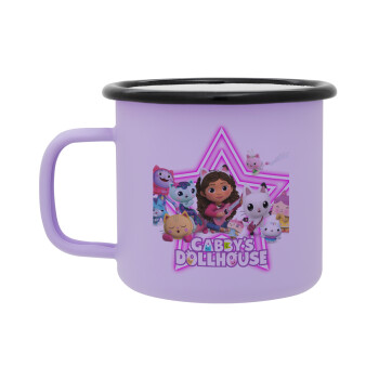 Gabby Dollhouse (ΤΟ ΚΟΥΚΛΟΣΠΙΤΟ ΤΗΣ ΓΚΑΜΠΙ), Κούπα Μεταλλική εμαγιέ ΜΑΤ Light Pastel Purple 360ml