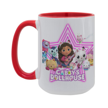 Gabby Dollhouse (ΤΟ ΚΟΥΚΛΟΣΠΙΤΟ ΤΗΣ ΓΚΑΜΠΙ), Κούπα Mega 15oz, κεραμική Κόκκινη, 450ml