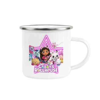 Gabby Dollhouse (ΤΟ ΚΟΥΚΛΟΣΠΙΤΟ ΤΗΣ ΓΚΑΜΠΙ), Κούπα Μεταλλική εμαγιέ λευκη 360ml