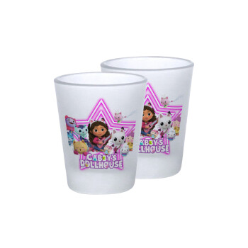 Gabby Dollhouse, Σφηνοπότηρα γυάλινα 45ml του πάγου (2 τεμάχια)