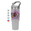 ΓΚΡΙ χρώματος Θερμός Ανοξείδωτο 890ml (30oz) με χερούλι