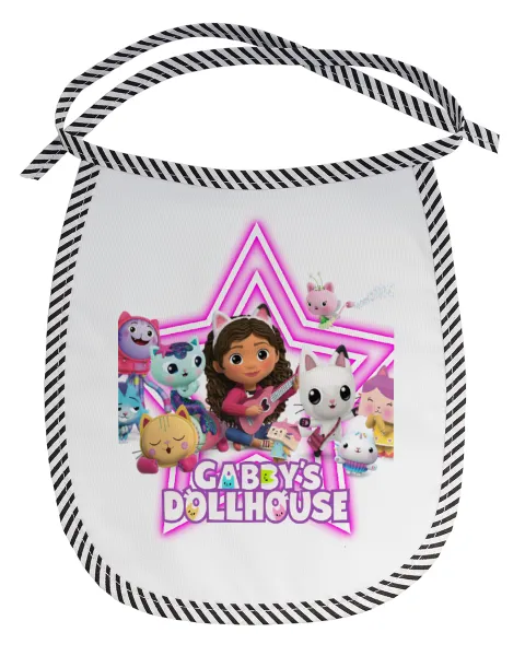 Gabby Dollhouse (ΤΟ ΚΟΥΚΛΟΣΠΙΤΟ ΤΗΣ ΓΚΑΜΠΙ) — αλέκιαστη με κορδόνι Μαύρη