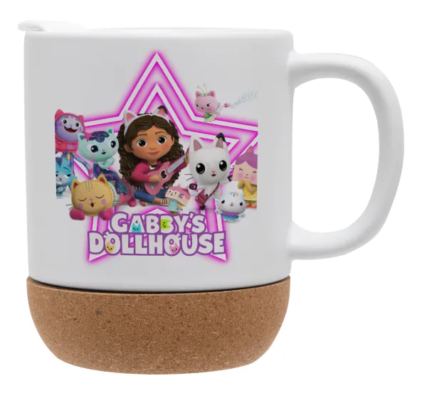 Gabby Dollhouse — Ceramic coffee mug Cork (MAT), 330ml